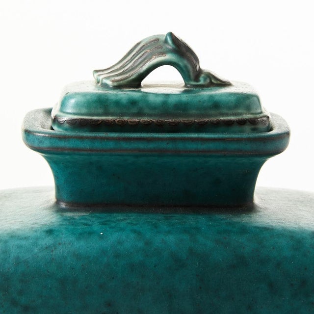 Argenta Lidded Urn by Wilhelm Kåge for Gustavsberg, 1940s For Sale - Image 6 of 7