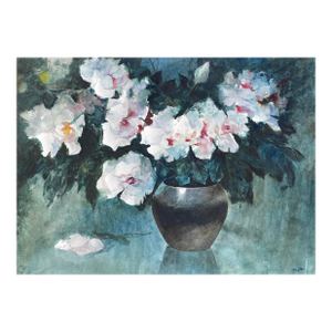 Mei Shu Floral Still Life Watercolor