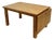 Mid Century Modern Scandinavian Solid Pine Dining Table + Drop Leaf Expandable, C. 1970's For Sale