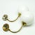 A pair of wall lamps come from the 1950s. They are in good condition. European Plug (up to 250V).The wiring of this item...