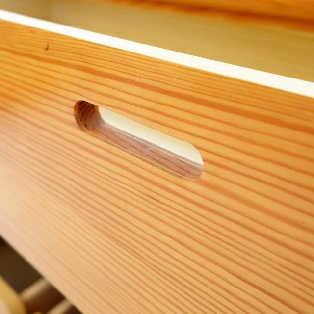 Wood Vintage Pine Chest of Drawers, 1980s For Sale - Image 7 of 16