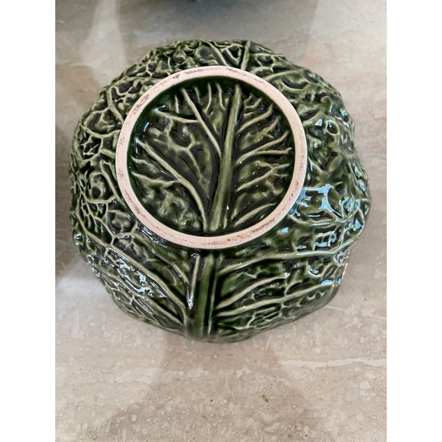 Traditional Vintage Cabbage Ware Bowls Set of 4 For Sale - Image 3 of 8