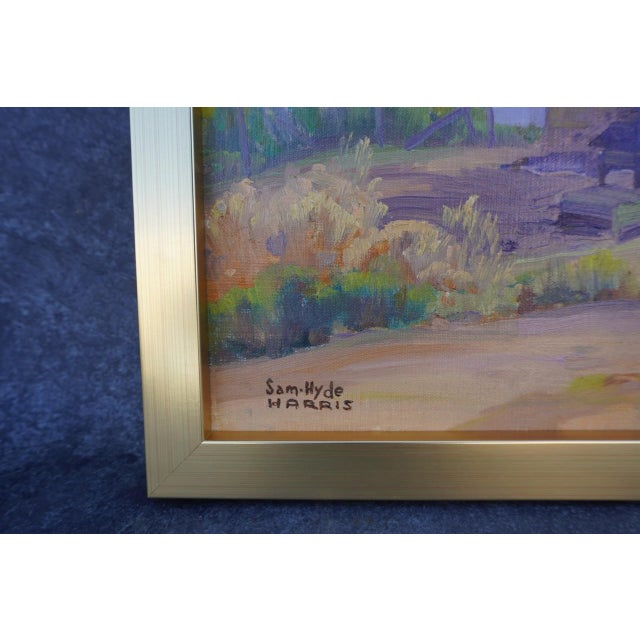 Sam Hyde Harris- California Cabin - Oil on Board C 1930s, Framed For Sale - Image 4 of 9