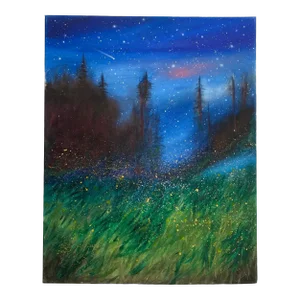 Tyler Murphy Contemporary Abstract Landscape Painting on Canvas