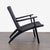 Carl Hansen & Søn Carl Hansen & Son Ch25 Modern Black Woven Lounge Chair by Hans J. Wegner For Sale - Image 4 of 8