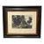 Vintage “Arcadian Shades” After Peter Paul Rubens Pastoral Landscape Print in Black & Gold Frame For Sale