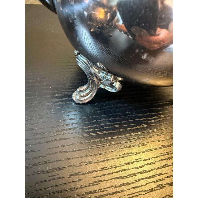 Early 20th Century Webster Wilcox Silver-Plate Tea Service - Set of Four For Sale - Image 11 of 12