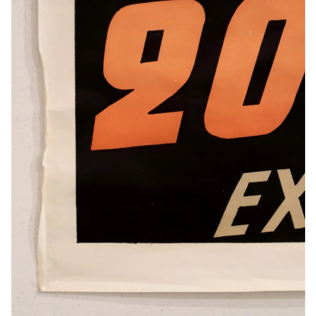 1958 Belgian Newspaper Poster - Het Volk, Dagelijks Meer Dan 200.000 Exemplaren (More Than 200,000 Copies Daily) For Sale - Image 6 of 7