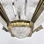 Metal French Art Deco Chandelier Signed by Hettier Vincent For Sale - Image 7 of 8