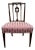 Antique American Federal Style Square Back Side Chair For Sale