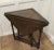 Brown Carved Oak Triangular Gate Leg Side Table, 1890s For Sale - Image 8 of 8
