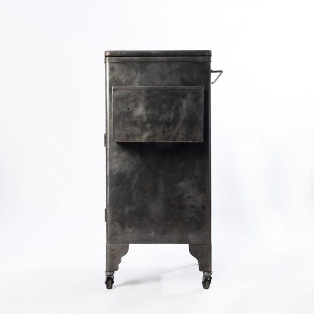 Early 20th Century Industrial Steel Cabinet For Sale - Image 6 of 10
