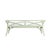 Charlotte Bench - Celery Green For Sale In West Palm - Image 6 of 7