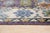 10x14 Purple Hand-Knotted Wool Floral Constellation Traditional Carpet Rug For Sale - Image 4 of 9