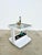 Vintage Rolling Bar Cart in White Plastic and Smoked Glass by Marc Held, 1970s For Sale - Image 9 of 13