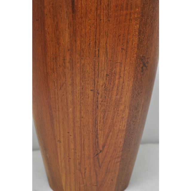 Vintage Mid Century Danish Modern Staved Teak Jens Quistgaard Ice Bucket Dansk For Sale - Image 11 of 18