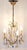1950s Mid-Century Italian 4-Light Chandelier with Colored Glass Hangings, 1950s For Sale - Image 5 of 8