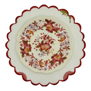 1930s Copeland Spode "Aster" Dinner Plates | Set of Eight | 10.5 Inches For Sale