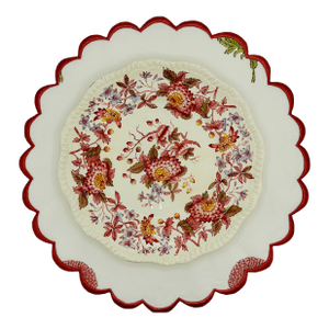 1930s Copeland Spode "Aster" Dinner Plates | Set of Eight | 10.5 Inches