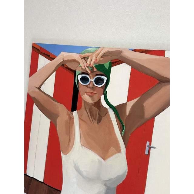"Shaded" Original Oil Painting, by Jennifer Hohlfelder For Sale - Image 4 of 12