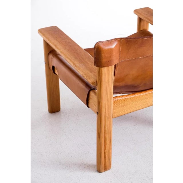 Wood Natura Easy Chair attributed to Karin Mobring, Sweden, 1970s For Sale - Image 7 of 9