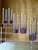 An exceptional and highly collectible set of 5 Mid-Century Modern highball or Collins glasses, masterfully produced in...