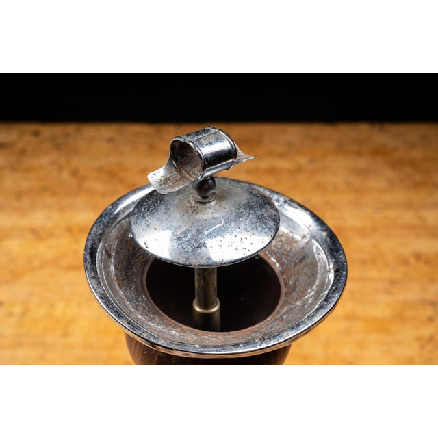 1930s Vintage "Belmet Rollodor" Self-Righting Floor Ashtray For Sale - Image 5 of 18