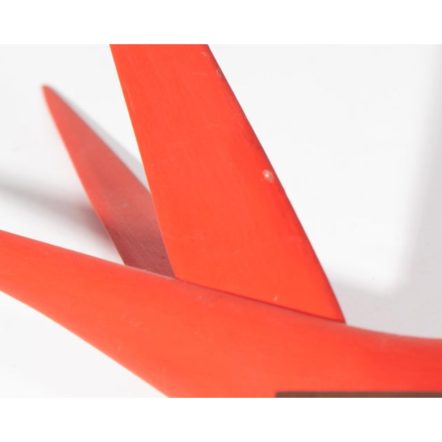 Late 20th Century Wood Sculpture of a Bird by Maurice Cotnoir For Sale - Image 5 of 9