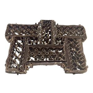 Antique Indonesian Copper Batik Textile Stamp, Tjap