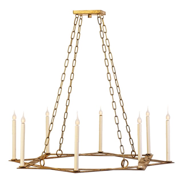 Square On Square Chandelier by Lowcountry Originals For Sale