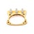 Gold 18k Solid Gold Contemporary Ruby Diamond Spinner Band Ring Size 7 For Sale - Image 8 of 10