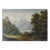 Late 19th Century Continental Mountain Lake Landscape Painting For Sale