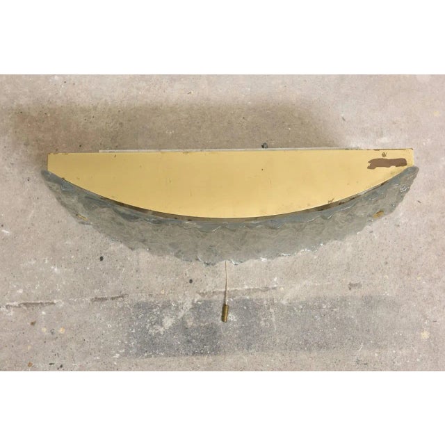 Textured Ice Glass Sconces from Kaiser Leuchten, 1950s, Set of 2 For Sale - Image 4 of 7