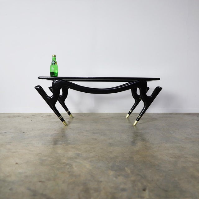 1950s Amazing Floating Coffee Table Attributed to Eugenio Escudero For Sale - Image 17 of 17