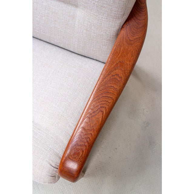 Vintage Danish Teak Easy Chair from Komfort, 1980s For Sale - Image 10 of 18