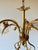 Metal Florentine Style Gilt Metal Chandelier with Amber-Tinted Glass Shades, 1960s For Sale - Image 7 of 13