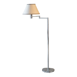 Vintage Casella Chrome Swing-Arm Floor Lamp