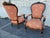 19th Century American Carved Rosewood Living Room Arm Chairs- a Pair For Sale - Image 4 of 11