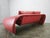 Italian Red Leather Sofa by Divanotti, Postmodern, 1990s For Sale - Image 11 of 18