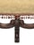 Early 20th Century French Restauration Style Walnut Upholstered Bench, Circa 1900 For Sale - Image 5 of 6