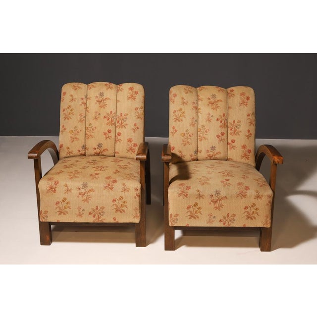 Set of Art Deco Armchairs, Central Europe, 1930s, in Good conditions. Designed 1920 to 1949