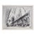 Vintage 1939 Print in 11x14 Mat: Reginald Marin, "Downtown New York" Frame Ready For Sale