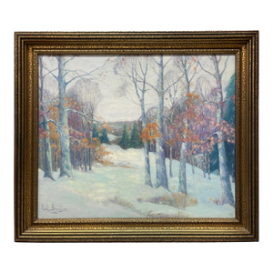 A Snowy Scene by Carl Berglund