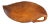 20th Century Carved Solid Wood Leaf Shape Dish For Sale