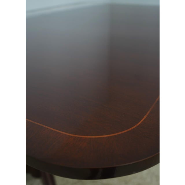 Kindel National Trust Mahogany Inlaid Dining Table For Sale - Image 12 of 18