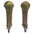 Metal Swedish Modern Candle Sconces in Brass attributed to Lars Holmström, Arvika, 1940, Set of 2 For Sale - Image 7 of 7