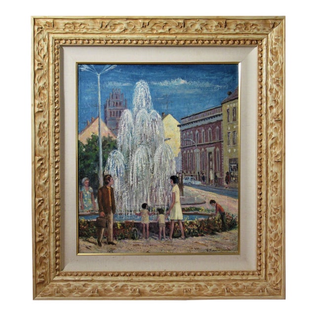 Marek Zbyslaw Maciejewski, City Life, Circa 1970 For Sale