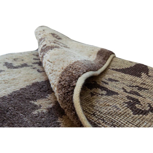 1990s Mansour Fine Handwoven Arts&Crafts Voysey Rug - 6' X 9'11" For Sale - Image 5 of 5