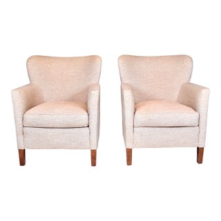 Lee Industries Accent Club Chairs Model 1367-01, Pair For Sale
