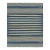 Rug & Kilim's Contemporary Dhurrie Rug in Blue and Beige Stripes - 12x15 For Sale